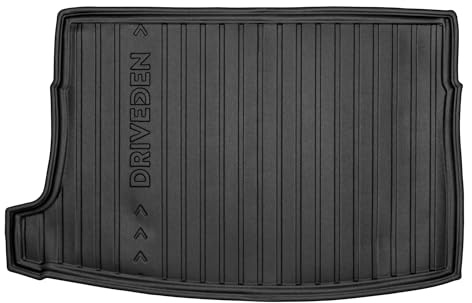 DRIVEDEN Tailored-fit Rubber Boot Mat Liner for Volkswagen e-Golf Mk.7 2014-2020 (with Raised Boot Floor)