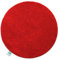 Floordirekt Badematte Sky, Badteppich in Rund, Dichtes, Flauschiges Wohlgefühl für Ihr Zuhause, Badvorleger rutschfest waschbar, schadstoffgeprüft (Rot, 120 cm (Rund))
