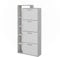 Vicco Schuhkipper Orlando, Schuhregal, Weiß/Beton, 80 x 166.1 cm mit 4 Fächern