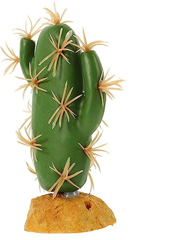 CVUTOVO Cactus Artificiale Per Vivarium Rettile Ornamento Habitat Rettile Pianta Finta Decorazione Per Acquario Vivarium