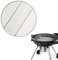 Griglia rotonda per barbecue, griglia in acciaio inox, griglia per cottura all'aperto, per pellet, gas e carbone, 43 cm