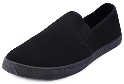 JOMIX Zapatillas Mujer sin Cordones Verano Slipper Casual Slip-On Sneakers Flat Loafers Transpirables Talla 36-41 EU