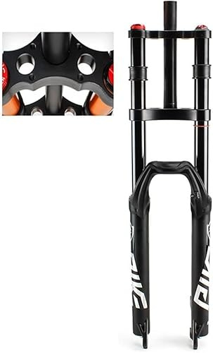 Whqwz MTB Dh Gabel Bike Air 27.5 29 Zoll 150mm Ultralight Double Shoulder Control 28.6mm Straight Tube Gabel Fahrrad Downhill Federung, Black, 29 inch
