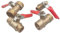 Valvole di sicurezza Valvola a sfera in ottone 1/8 1/4'' 3/8'' 1/2'' Maschio Valvola a sfera Connettore in ottone Raccordo per tubo in rame Adattatore accoppiatore Valvola di Sovrappressione(1/2)
