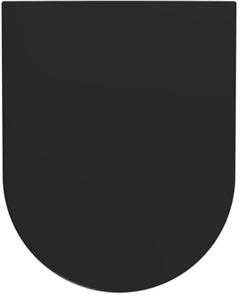 SAINOS Duroplast WC-Sitz D-Form mit Absenkautomatik, Edelstahlscharnier, One-Touch-Schnellverschluss und einfacher Reinigung, strapazierfähiges Material, belastbar bis 180 kg