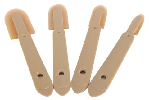 Alide Lot de 4 spatules de calfeutrage en silicone, 4 tailles, réutilisables, pour finition de carrelage, plinthes, cuisines et salles de bains.
