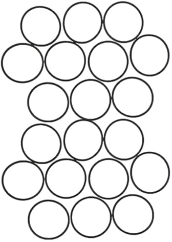 Wpppan 20Pcs Black Disk Drive Rubber Belt Replacement for Xbox 360, Replacement Belt Kit for Rock Tumblers, Parts Accessories
