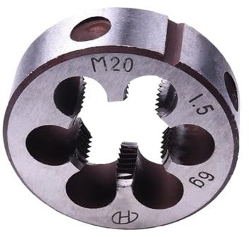 Terraja de Rosca Métrica Troquel de rosca derecha M20x2 M20x1.5 M20x1.0 Herramienta de rosca de metal matriz de rosca métrica(1pc M20x1.5)
