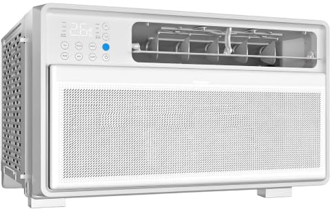 Wangyingxu Condizionatore da Finestra Inverter 9000 BTU, Climatizzatore a Risparmio Energetico con Telecomando, Doppio Motore Ultra Silenzioso, Raffrescamento, Ventilazione e Deumidificazione