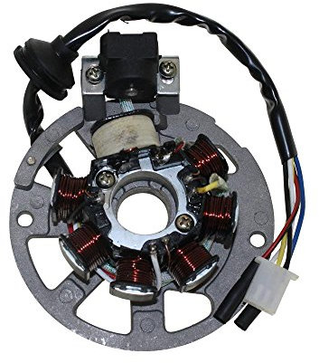 Lichtmaschine Stator Version 1 3Pins und 2 Kabel für Roller Baotian, Keeway, CPI