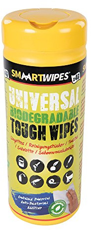 Smaart 922518 Universal Tough Wipes Biodegradable 40pk 40pk