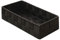 Aufbewahrungskorb geflochten Polypropylen Badkorb Rechteckig in Dunkelbraun 26x11x6cm