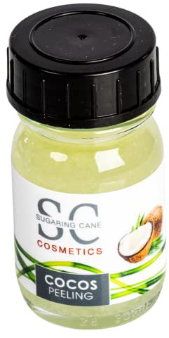 Sugaring Cane Zucker-Peeling | Sugar Body Scrub ohne Konservierungsmittel | Dusch- & Körperpeeling | Cocos, 30ml