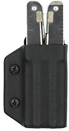 Clip & Carry Kydex Multitool-Hülle für Victorinox SWISSTOOL (Multitool Nicht im Lieferumfang enthalten) Multi-Tool-Halter Holster (schwarz)