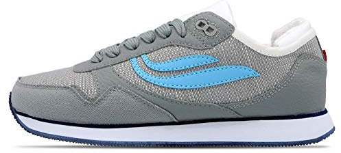 GENESIS Damen G-iduna Vegan Laufschuhe Sneaker Grau 38 EU