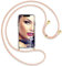 mtb more energy® Handykette kompatibel mit Huawei P40 Lite 5G, Nova 7 SE (6.5'') - Rose Peach/Gold - Smartphone Hülle zum Umhängen - Anti Shock Strong TPU Case