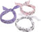 Urban Classics Multicolor Bandana 3-Pack, violet+white+rose, one size