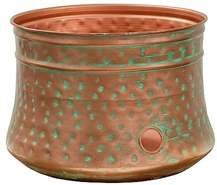 Patina Liberty Steel Hose Pot with Copper Finish