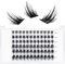 LANKIZ Einzelne Wimpern 0.07 C Curl 10-16mm Falsche Wimpern Extensions für Wimpernverlängerung, 72 Pcs Cluster Lashes DIY Künstliche Wimpern Einzeln Fake Lashes zu Hause, Sparkle