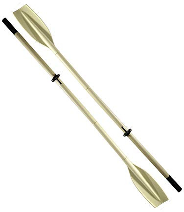 Oceansouth Heavy Duty Aluminium Oars with 12mm Oar Locks (Aluminium Oars 2 piece with 12mm Oar Lock - 2.60M) paddel Stand up Paddle sup doppelpaddel kajak Paddles Schwimmen finne schlauchboot Hydro