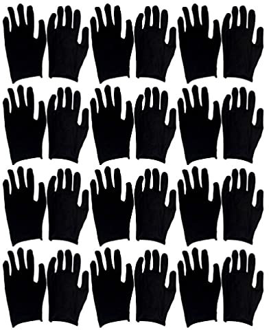 12 Paare Kosmetische Feuchtigkeitsspendende Handschuhe Schmuck Inspektionshandschuhe Nachthandschuhe Baumwollhandschuhe Für Trockene Hände Bauhandschuhe Kamin Warm Halten Mann