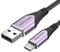 VENTION PS4 Controller Ladekabel Micro USB Kabel 2m Nylon Android Datenkabel Violett für PS4 Slim, PS4 Pro, Samsung Galaxy Tablette, Huawei P Smart, Redmi, Nokia, Kindle Fire Tablette