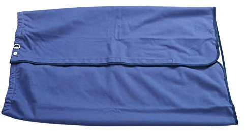 Windelrock, Tragbarer Urinrock für Erwachsene, Größenverstellungsknopf, Dunkelblau, für für Patienten Im Bett (M)