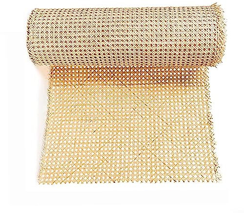 Cinturón tejido de ratán, rollo de malla de ratán, material de caña de ratán natural para correas trenzadas para sillas de muebles, 14 pulgadas, 35 cm x 1 m