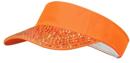 WILBERS & WILBERS 20309 - Sonnenschutz mit Strasssteinen, Sonnenvisier, Sonnenblende, Accessoires für Festival