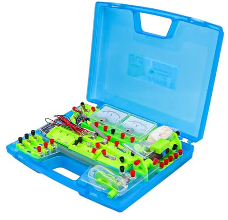 POFET Kit de démarrage d'apprentissage de Circuits électriques de Physique, Kits éducatifs d'expériences de magnétisme de Base en Laboratoire pour l'exploration de l'électromagnétisme des étudiants