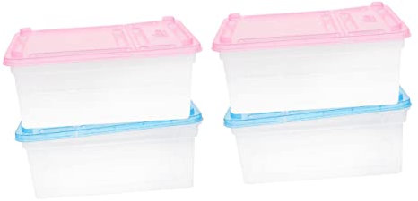 Yardwe 4stücke Fütterungsboxen Für Reptilien Schildkröten Und -zuchtkästen Transparente Aufzuchtboxen Mit Stabilem Und Ausreichendem Für Haustiere