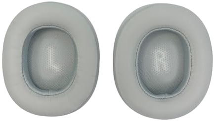 Ersatz Ohrpolster für JBL E55BT Kopfhörer, Ersatzpolster für E55BT, Weicherem Leder (Grau)