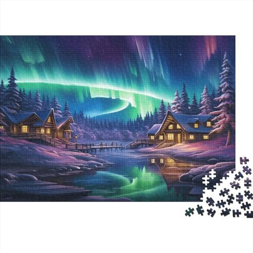 Aurora Puzzle Per Adulti Da 1000 Pezzi Per Adulti, Puzzle Da 1000 Pezzi Per Adulti Giochi Di Puzzle Impegnativi Adatto A Uomini E Donne 1000pcs (75x50cm)