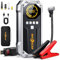 Starthilfe Powerbank mit Kompressor mit 26800mAh 6000A Spitzenleistung150PSI Kompressor mit LCD Bildschirm, Tragbare Starter Powerbank mit LED Taschenlampe