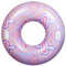 HeySplash Pool Schwimmring Erwachsene, 42 Zoll Groß Schwimmreifen mit Griff, Aufblasbar Wasserspielring, Hawaii Spaß Schwimmen Spielzeug Float Fluss Pool Strand See Party Dekoration, Bunte Rosa Ripple