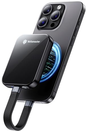 Yottamaster 1TB SSD Externe Magnétique, Jusqu'à 2000MB/s USB 3.2 Gen 2 x 2, Prise en Charge 4K ProRes Compatible avec iPhone 16/15 Pro Max, Smartphone, Tablette, Ordinateur Portable