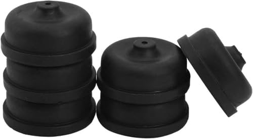 6Pcs Black Aquarium Diaphragm,Aquarium Air Pump Accessories, Aquarium Diaphragm, Aquarium Air Pump Accessories for Aquarium Air Oxygen Pump, Aquarium Air Pump Diaphragm, Air Pump Accessories