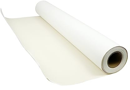 EXERZ Leinwandrolle, 38cm x 5m, Polyester, 280 g/m² - Acrylmalerei und Tintenstrahldruck, Ölgemälde.