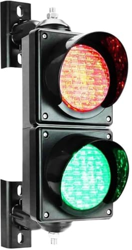 LED Ampel mit Fernbedienung - Helligkeit > 5000cd/㎡, Fernbetrieb bis zu 200m für Autos und Fußgänger, ideal für Verkehrszeichen und Sicherheitsgebrauch
