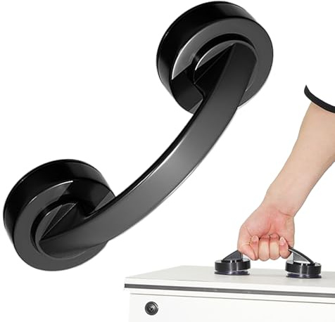 Rrlihjgu Maniglie a Ventosa per Doccia, Maniglia Per Porte In, Senza Foratura Supporto Spingi Tira Maniglia Parete per Mobile Frigo Cassetto Specchio Comò