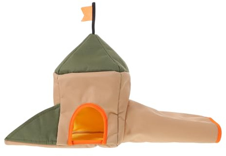 CORHAD Mini Maison pour Cobayes Habitat en Polyester pour Petits Animaux - Cachette Confortable pour Cage - Accessoires pour Cages d'animaux