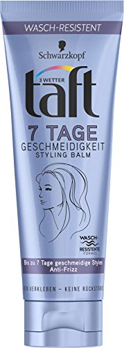 Schwarzkopf 3 Wetter Taft Balm, 7 Tage Geschmeidigkeit Extra Starker Halt 3, 3er Pack (3 x 75 ml)