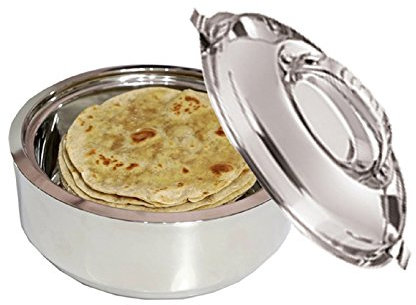 Kuber Industries Casserole/HotPot,chapati box/chapati container/hot case in Stainless Steel 2500 ML (Cass22)