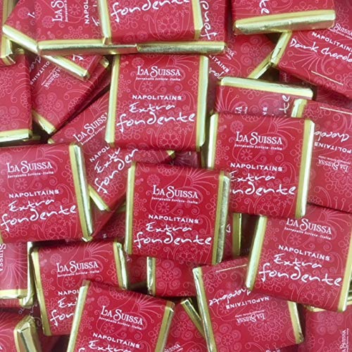Cioccolatini Fondenti extra 52% Napolitains La Suissa g 500 - Cioccolatini di Cortesia Senza Glutine