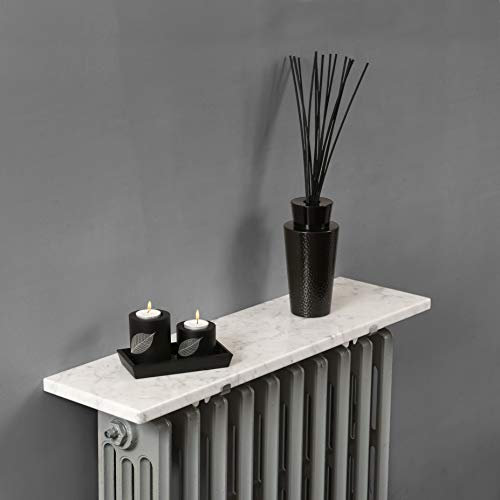 Linea Oggi Tablette DE RADIATEUR - L'INTEMPORELLE - MARBRE DE CARRARE - 20X60 EP 2 CM Poli