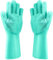 Premium Silikon Geschirrspül Handschuhe mit Noppen zum Geschirr Spülen (Blau) - Idealer Reinigungs Handschuh für perfekt gereinigtes Geschirr dank feiner Bürste