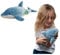 EcoBuddiez - Delfin von Deluxebase. Kleines 26cm weiches Plüschtier aus recycelten Plastikflaschen. Umweltfreundliches kuscheliges Geschenk für Kinder und süß Stofftier für Kleinkinder.