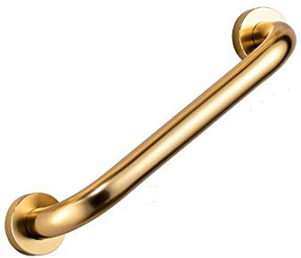 QSCTYG Grab Bar Aluminum 30/40/50 Cm Bathroom Tub Handrail Grab Toilet Shower Bathe Straight Safety Support Handle Towel Rack grab rail (Color : Gold 30cm)