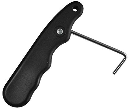 QKDS Sports Folding Lace Tightener, Practical Portable Durable Skate Lace Tightener for Figure Roller Ice Hockey, Stiefel, Hockey Ice Skate Lace Tightening Tool, Unisex Laces Puller