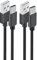 IWIO® USB C Cable,[2-Pack 3m] USB Type C Charging Cable Lead Braided USB C to USB A Charger Cable Compatible with Samsung Galaxy S10 S9 S8 S21 S20 FE A12 A20e A20 A72 A71 A70 A52 A51 A50 A40 A41 A42